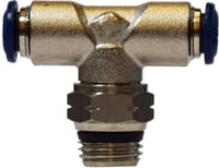 1/4 X 3/8 P-I X MIP SWVL BRANCH-T N-PLTD