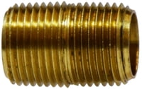 1/8 X CLOSE YELLOW BRASS NIPPLE