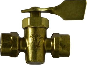 Female x Female Solid Bottom Fuel Valve