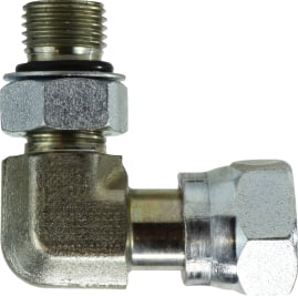 Straight Thread Swivel Nut Elbow