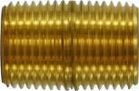 1/4 X CLOSE YELLOW BRASS NIPPLE AB1953