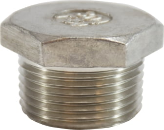 Hex Head Plug 304 S.S.