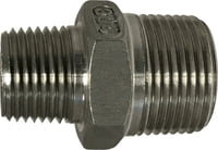 1/4 X 1/8 304 S.S. HEX NIPPLE