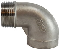 3/8 316 STAINLESS STEEL ST ELBOW