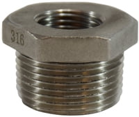 1-1/4 X 1/2 M X F 316SS HEX BUSH