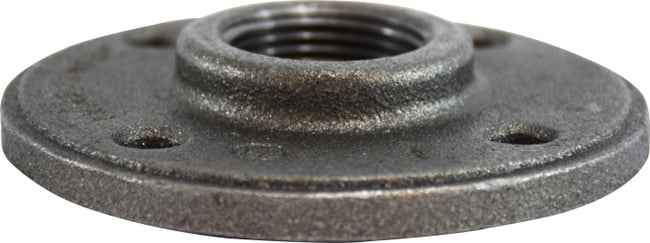 Black Floor Flange