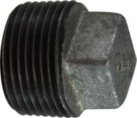 3/4 GALV SQ HD CORED PLUG