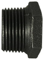 5" X 4" Black Hex Bushing