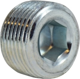 Galvanized Countersunk Plug Hex Socket