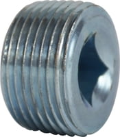 1/8 GALV C/S SQ STEEL PLUG