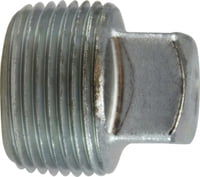 1-1/2 GALV SQ HD STEEL PLUG