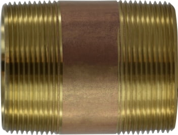 Brass Nipple 2 Diameter