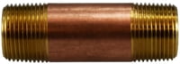 3/4 X 8 RED BRASS NIPPLE