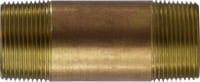 1-1/4 X 2 RED BRASS NIPPLE