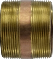 3 X 8 RED BRASS NIPPLE