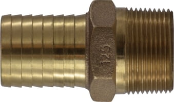 Male Adapter Barb for Plastic Pipe x MIP