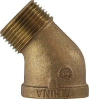 1-1/4 BRONZE 45 STREET ELBOW