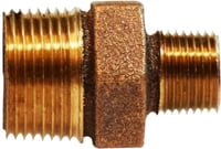 1-1/2 X 1-1/4 BRONZE HEX NIPPLE