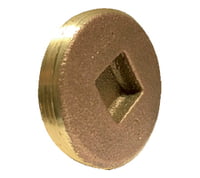 1-1/2 BRASS COUNTERSUNK PLUG