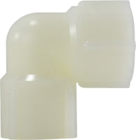 3/4 WHITE NYLON ELBOW