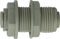 1/4 PLASTIC P-IN BULKHEAD UNION