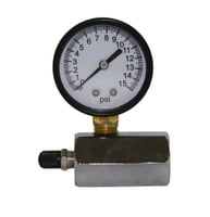 0-15 GAS TEST GAUGE W/1/10 INC.