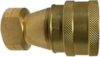 1/2 ISO-B QD COUPLER BRASS