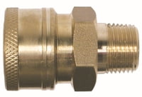 3/8 MPT BRASS ST THRU COUPLER