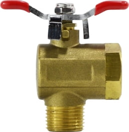 Right Angle Brass ball Valve