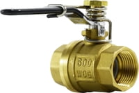 1  THRD BRASS SPRING LOADED BALL VALVE