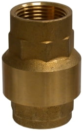 3/8 BRASS IN-LINE VALVE-VITON