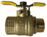 1/2 T-HANDLE MALE X FEMALE BALL VALVE