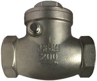 1-1/2 316 SS SWING CHECK VALVE