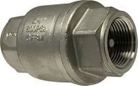 1-1/4 SS IN-LINE CHECK VALVE