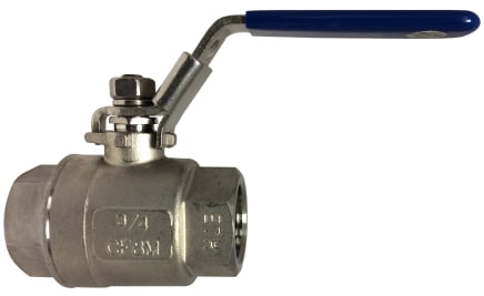 1000 PSI Two Piece Full Port Ball Valve