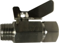 3/8 MIP X FIP S.S. MINI BALL VALVE