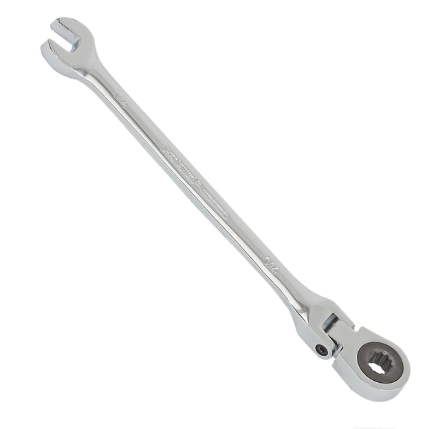 INDIVIDUAL FLEX HEAD RATCHETING COMBO WRENCH - 11 mm