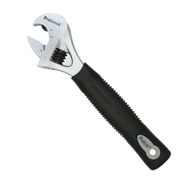 PROFERRED RATCHETING ADJUSTABLE WRENCH, MATTE FINISH - 8",MATTE