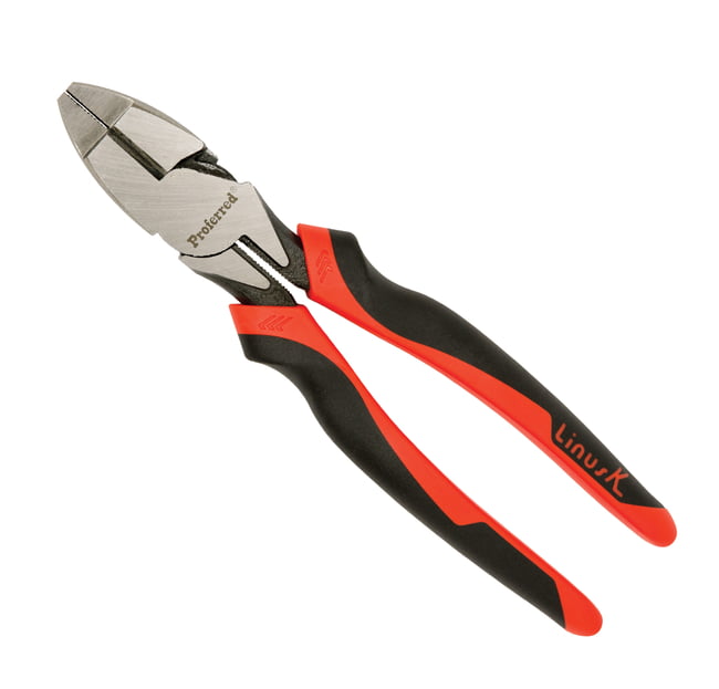 PROFERRED HIGH LEVERAGE HEAVY DUTY LINEMAN'S PLIERS - 9 1/2" TPR Grip