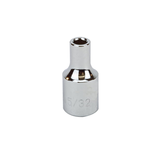 1/4" DRIVE SAE 6 POINT STANDARD CHROME SOCKET - 3/16" STANDARD 6 Point