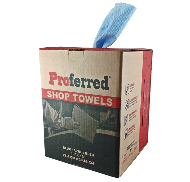 Proferred Shop Towels ( 200 sheets per box )/ 4 Boxes