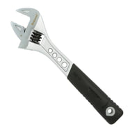 PROFERRED TIGER PAW ADJUSTABLE WRENCH W/ PADDED HANDLE, MATTE FINISH - 8",MATTE