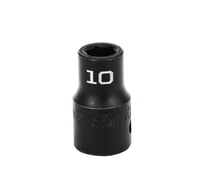 IMPACT 1/2" DRIVE METRIC SOCKET - 10 MM IMPACT 6 Point