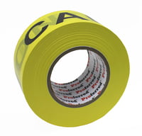 Adhesives and Tape 2.8IN X 1000FT, 0.035MM (1.3MIL) CAUTION TAPE, Qty. 16