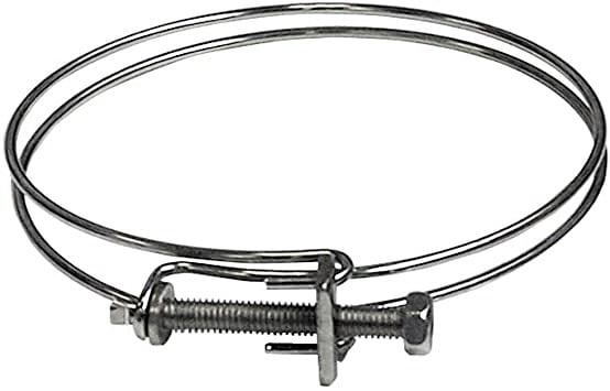 4" 2 RING HOSE CLAMP