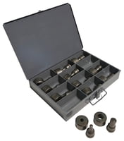 Punches & Dies 12 PCS RND Metric P&D Set w/ Stor. Case