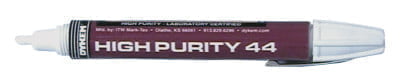 High Purity 44 Markers, White, Medium, Threaded Cap Tip