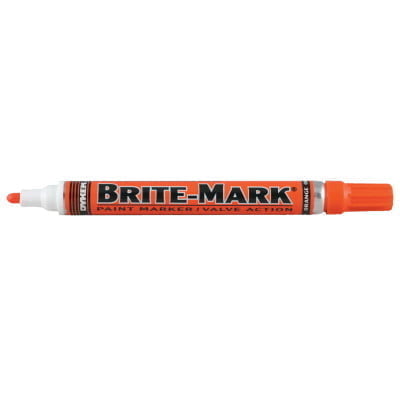 BRITE-MARK® Medium Paint Marker, Orange, Medium, Bullet, Acrylic