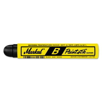 Paintstik B Markers, 11/16 in, Black