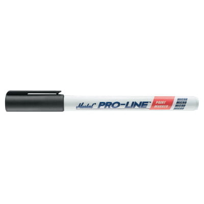 PRO-LINE Fine Point Paint Markers, 1/16 in Tip, Fine, White